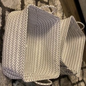 Cute storage containers.